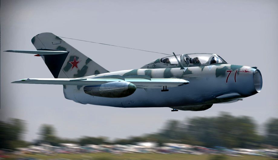 Воевавший в Корее советский реактивный истребитель МИГ-15. Машина,