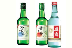 Один из брендов соджу - южнокорейский Чинро (Jinro)
